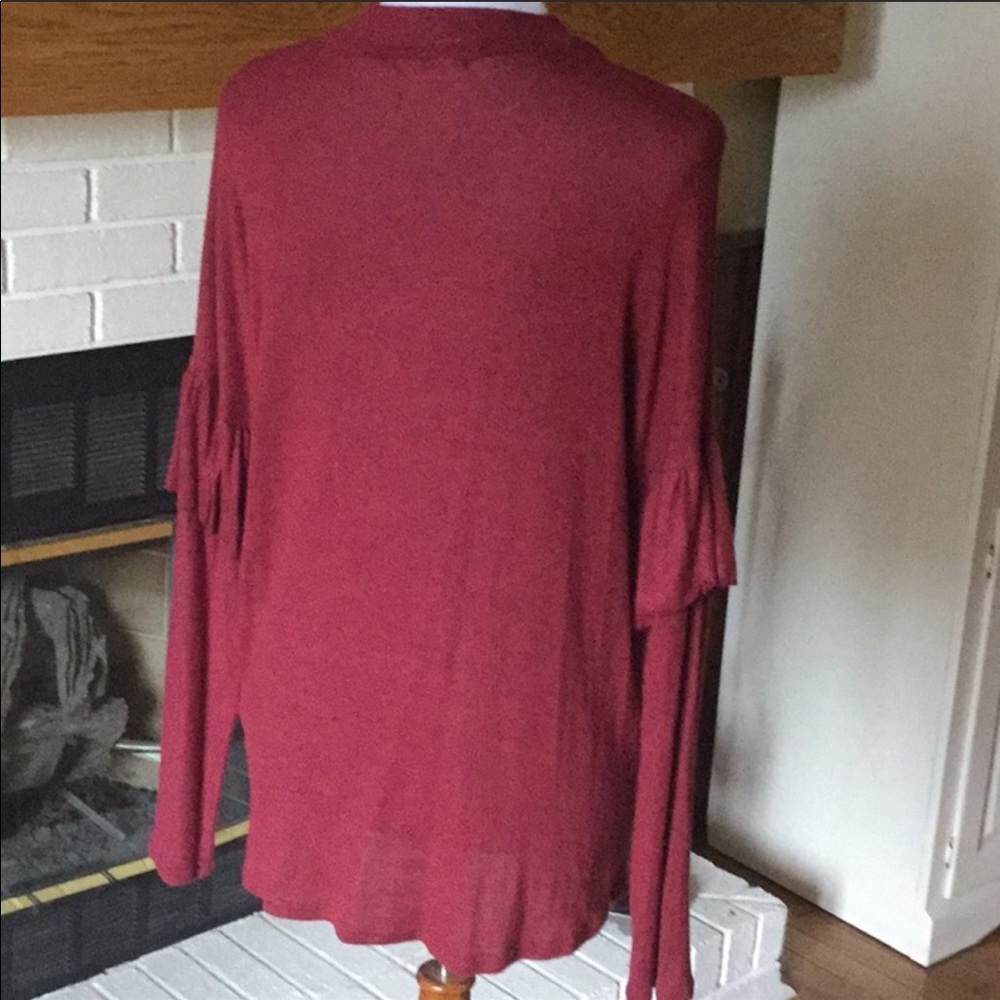 👜Vici Keyhole Choker Long Sleeve Top❤️ - Picture 5 of 5